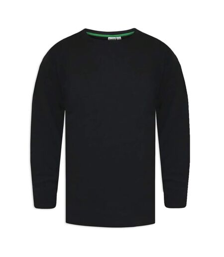 Mens D555 Exeter Thermal Kingsize Long-sleeved T-shirt Black Duke