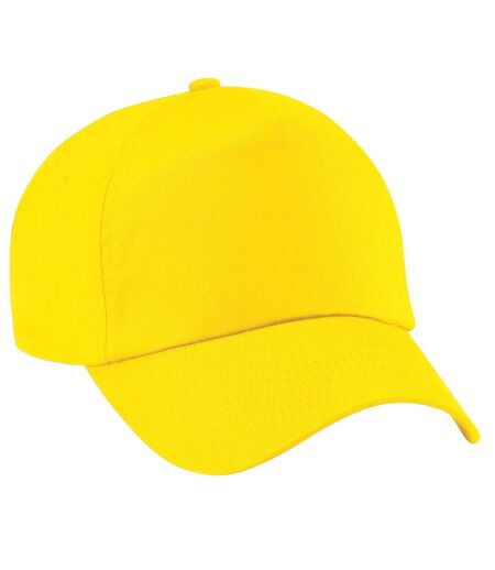 Beechfield Unisex Plain Original 5 Panel Baseball Cap (Yellow) - UTRW201