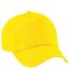 Beechfield Unisex Plain Original 5 Panel Baseball Cap (Yellow) - UTRW201