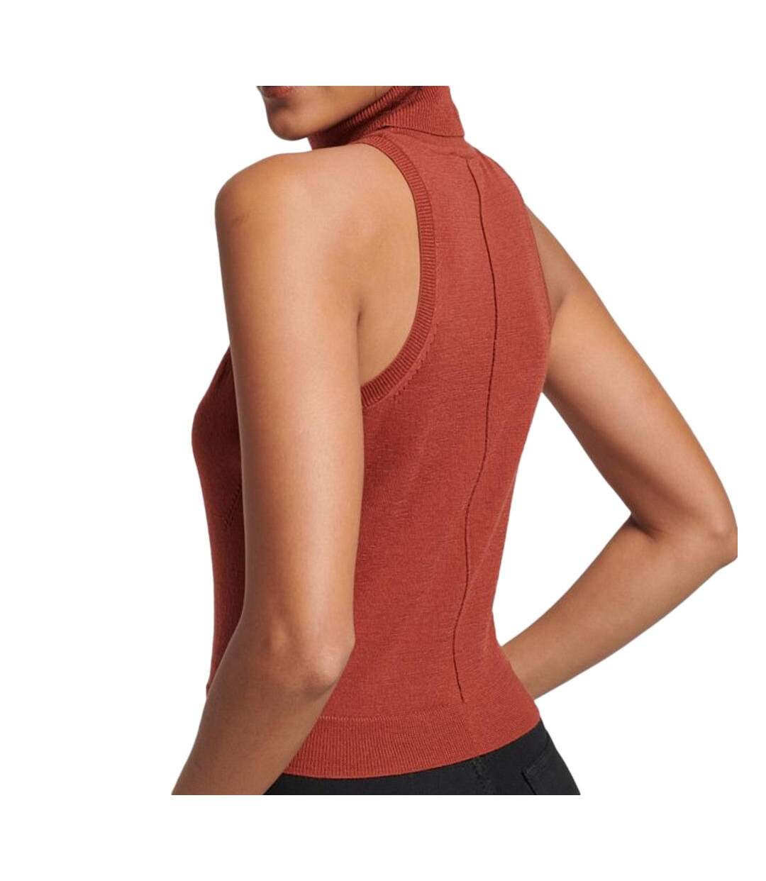 Débardeur Rouge Femme Superdry Studios Merino - XL