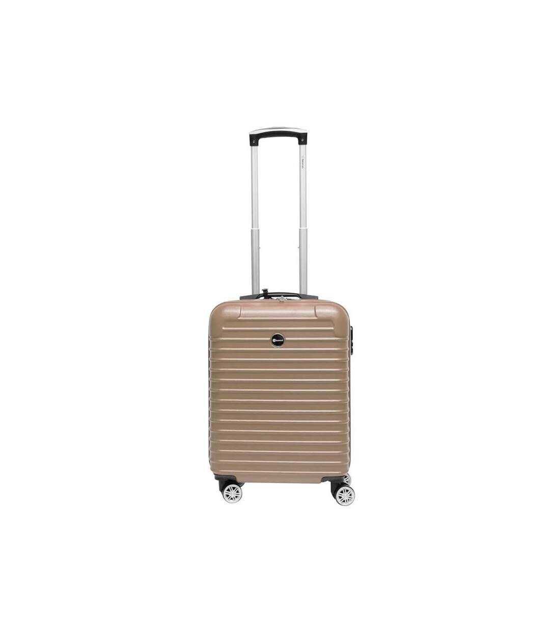 Benzi - Valise cabine + vanity Stripes - champagne - 9673-4