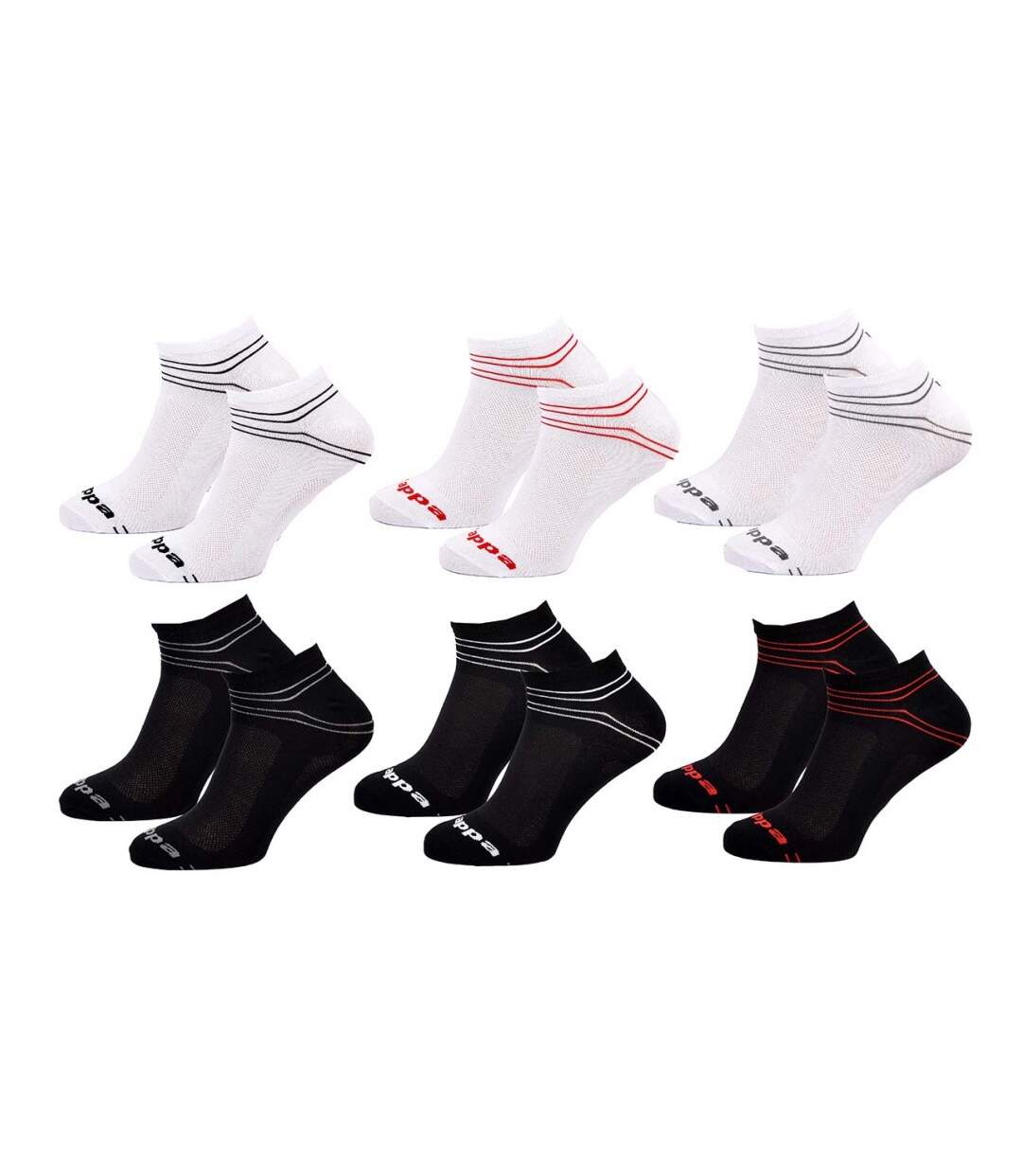 Chaussettes KAPPA SNEAKER - Pack de 6 pcs 4847-1