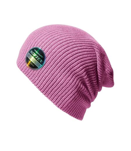 Result Core Unisex Adult Softex Beanie (Ribbon Pink) - UTPC5833