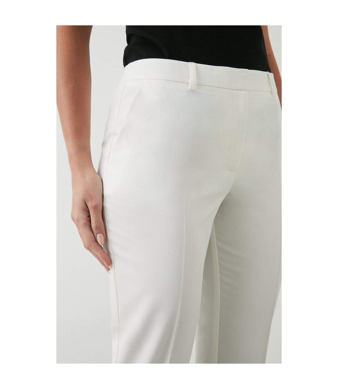 Pantalon 7/8 femme blanc cassé Dorothy Perkins-3