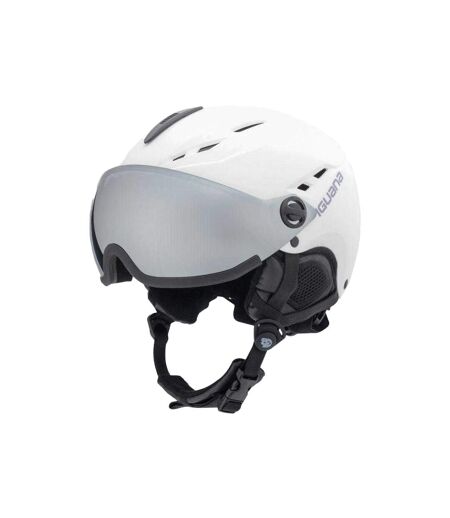 Casque Ibron Adulte L Blanc Gris Iguana