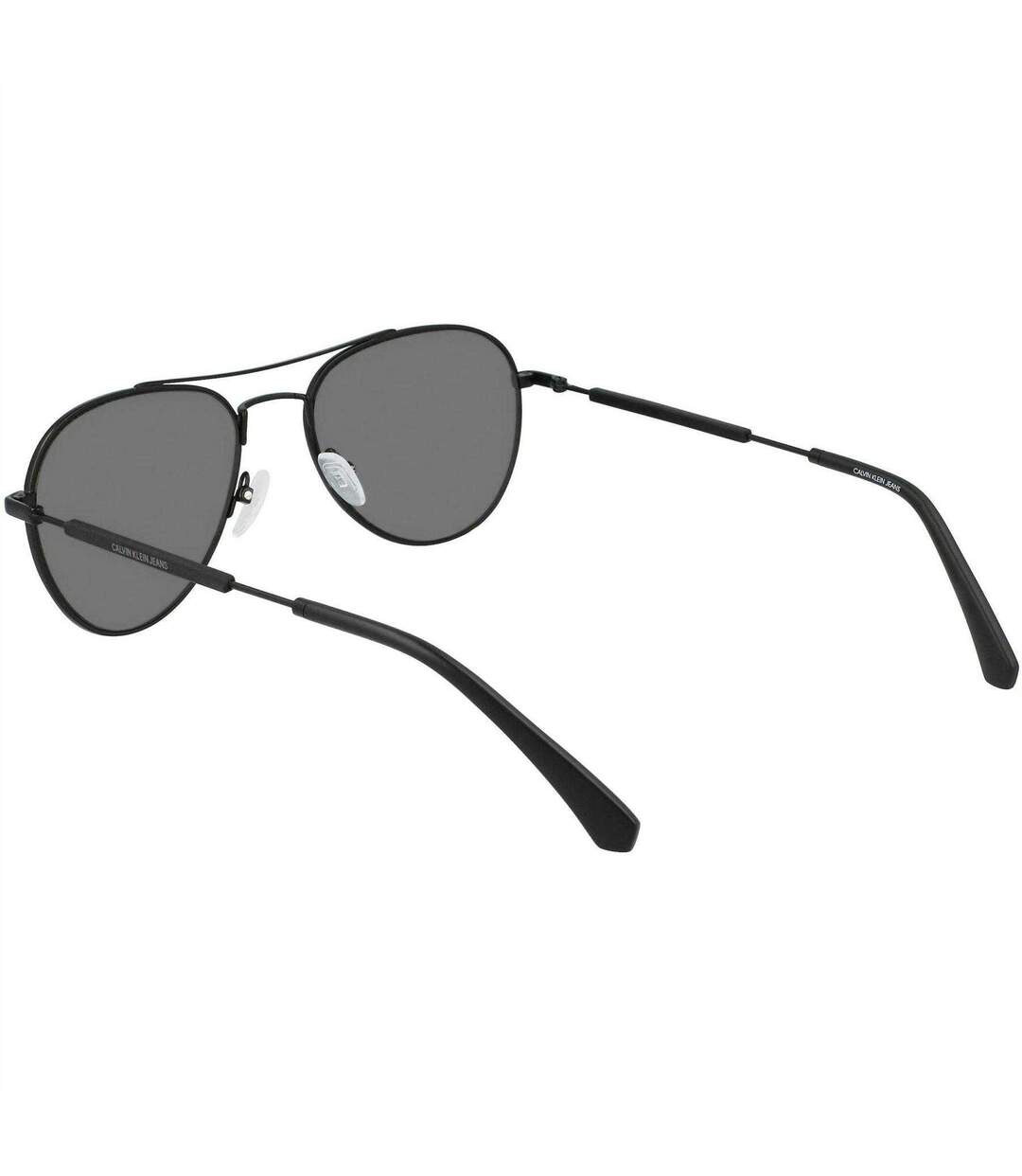 Mens Jeans Pilot Style Teardrop Sunglasses One Size Matte Black Calvin Klein-2