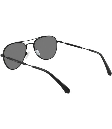 Mens Jeans Pilot Style Teardrop Sunglasses One Size Matte Black Calvin Klein