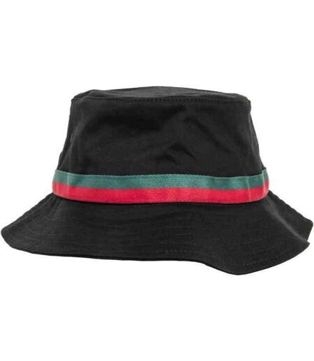 Bob Noir Rouge Feu Vert Flexfit