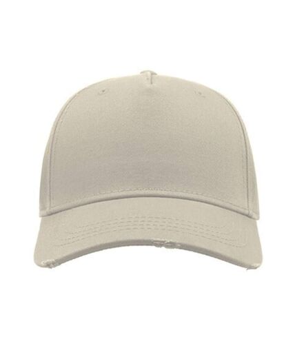 Atlantis Cargo Weathered Visor 5 Panel Cap (Stone) - UTAB170