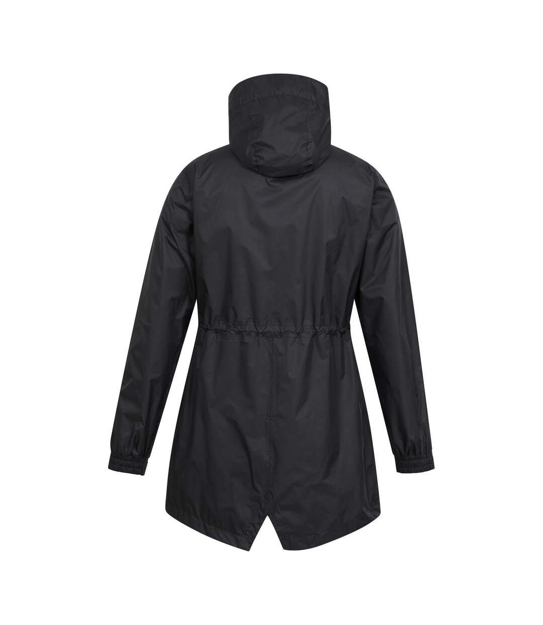 Womens/ladies torrent longline waterproof lightweight waterproof jacket black Mountain Warehouse-2