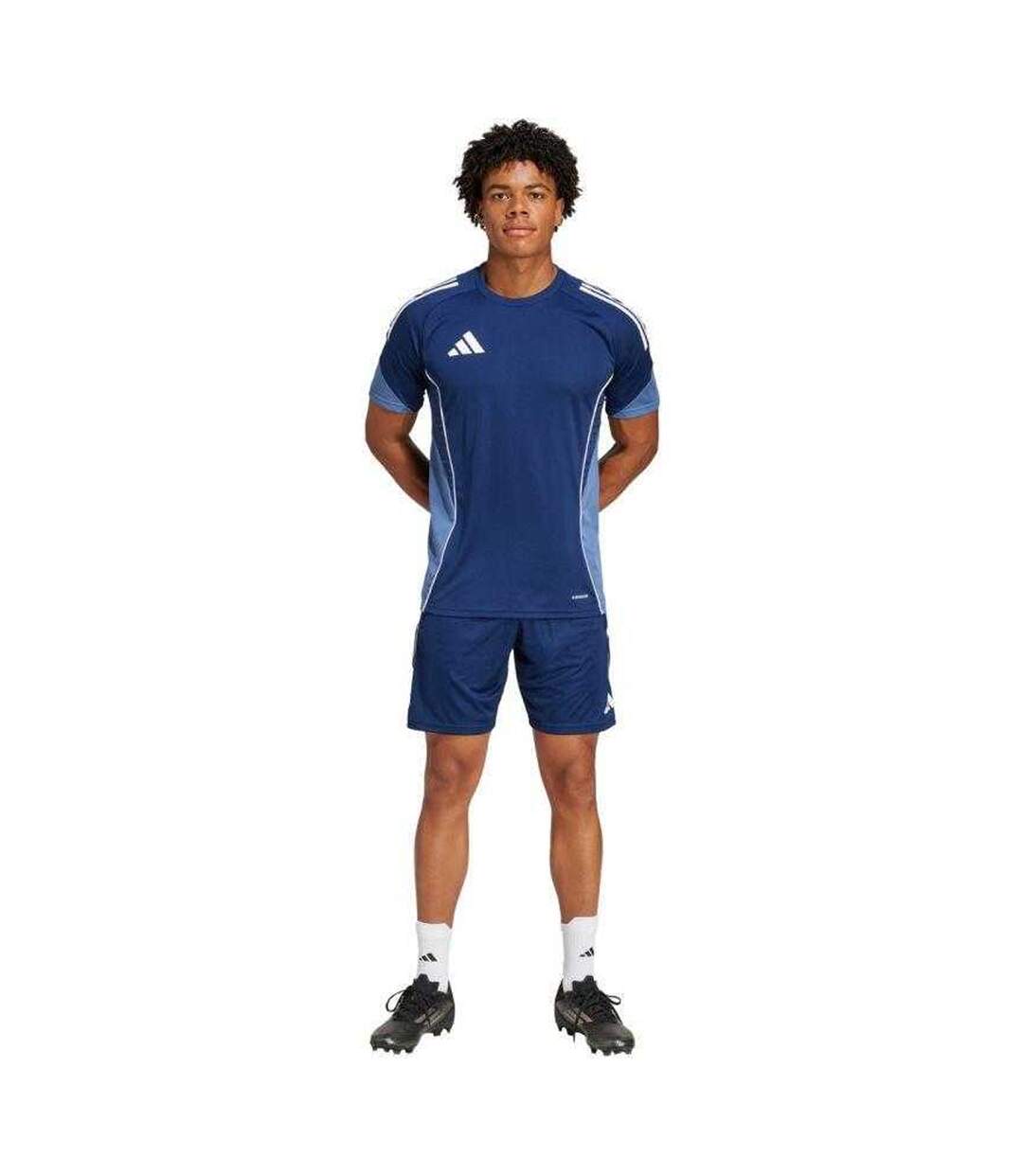 Short Entraînement Tiro Competition Homme Bleu Marine Adidas-4
