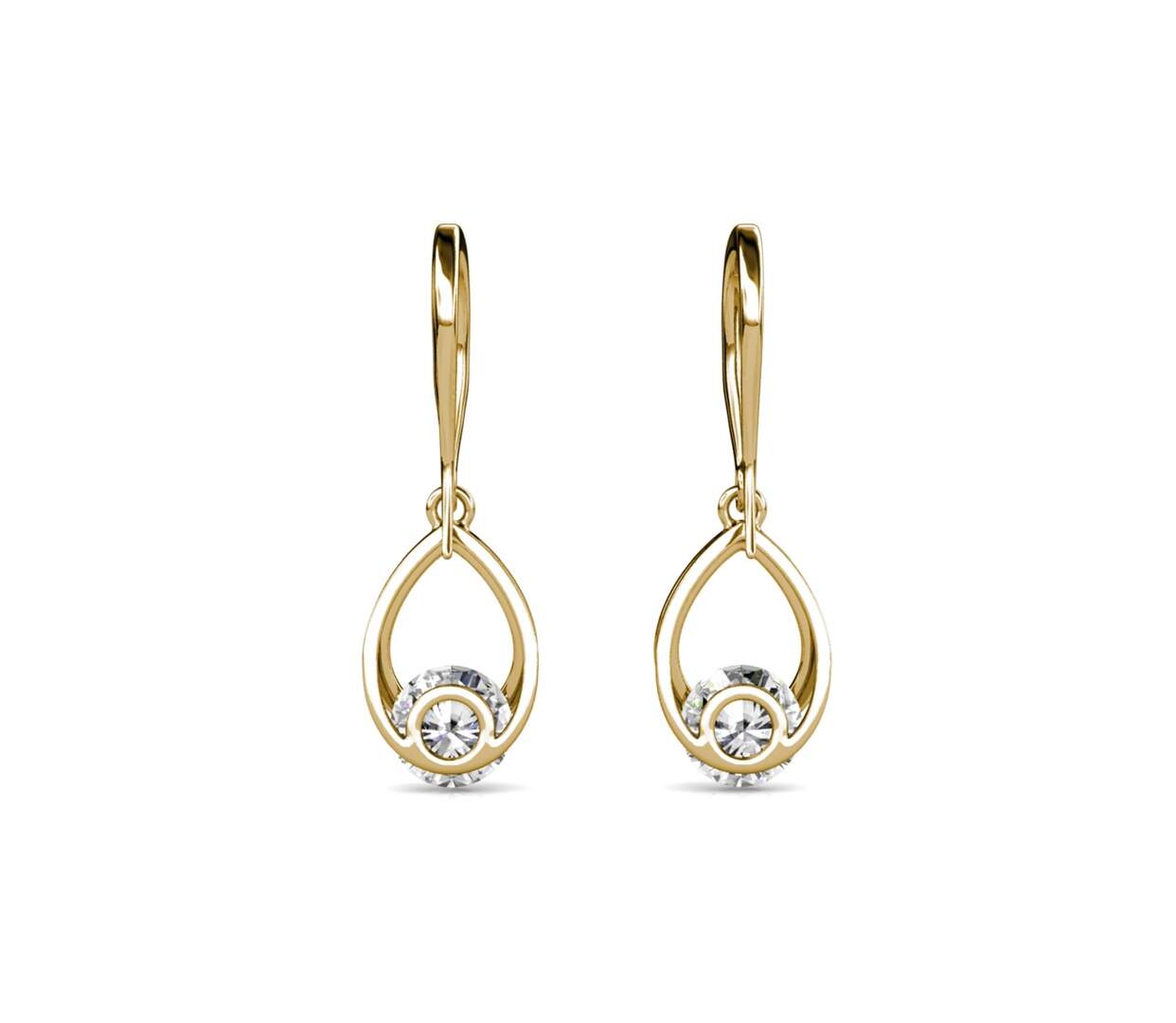 Boucles d'oreilles Tristin Hook - Cristal d'Autriche-5