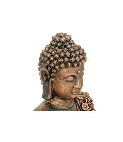 Statue Déco Bouddha Jayla 53cm Bronze