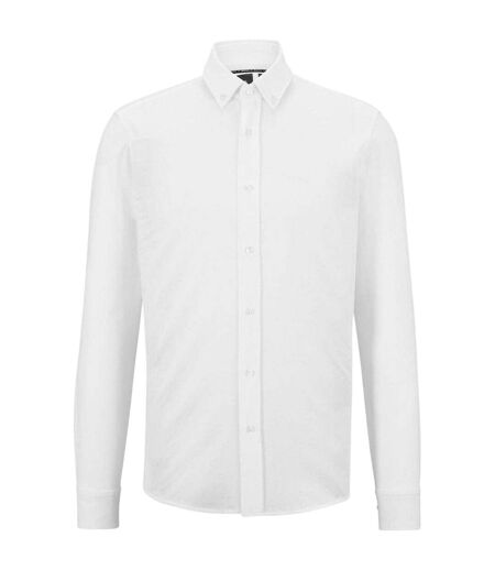 Mens Joe Oxford Regular Long-sleeved Button-down Shirt White Boss