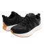 Womens/ladies momentum faux suede trainers black Where´s That From