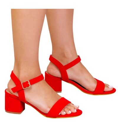 Sandales zephyr femme rouge Where´s That From