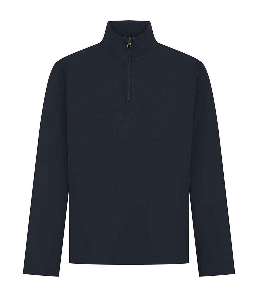 Mens Pique Top Navy Front Row-1