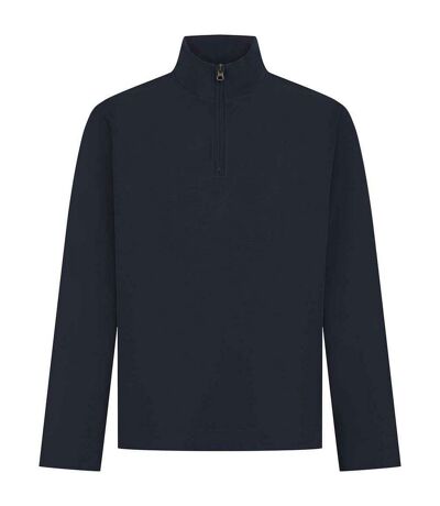 Mens Pique Top Navy Front Row