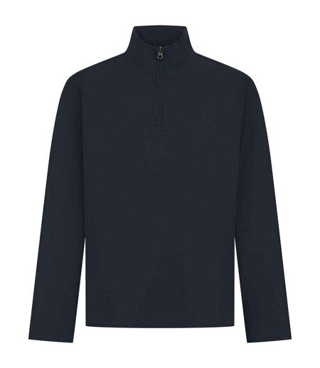 Mens Pique Top Navy Front Row