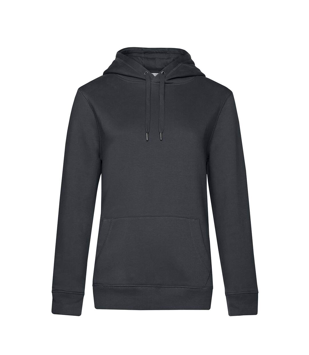 Womens/ladies queen hoodie asphalt B&C