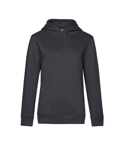 Womens/ladies queen hoodie asphalte B&C