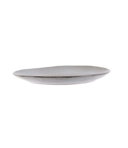 Lot de 6 Assiettes à Dessert Au Grès 22cm Gris