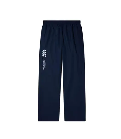 Womens/ladies Open Hem Training Jogging Bottoms Navy Canterbury