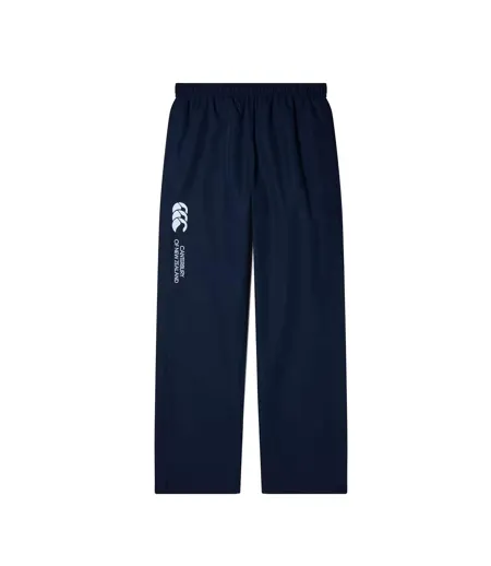 Womens/ladies Open Hem Training Jogging Bottoms Navy Canterbury