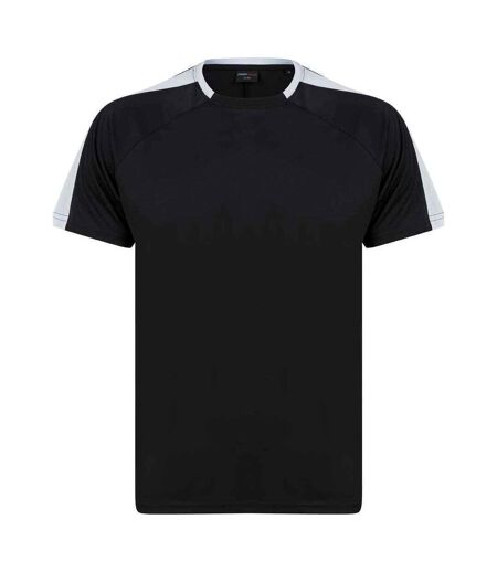 T-shirt unisexe noir / blanc Finden and Hales Finden and Hales