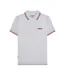 Mens Ss25 Twin Tip Polo Shirt Black White Marmalade Lambretta-4