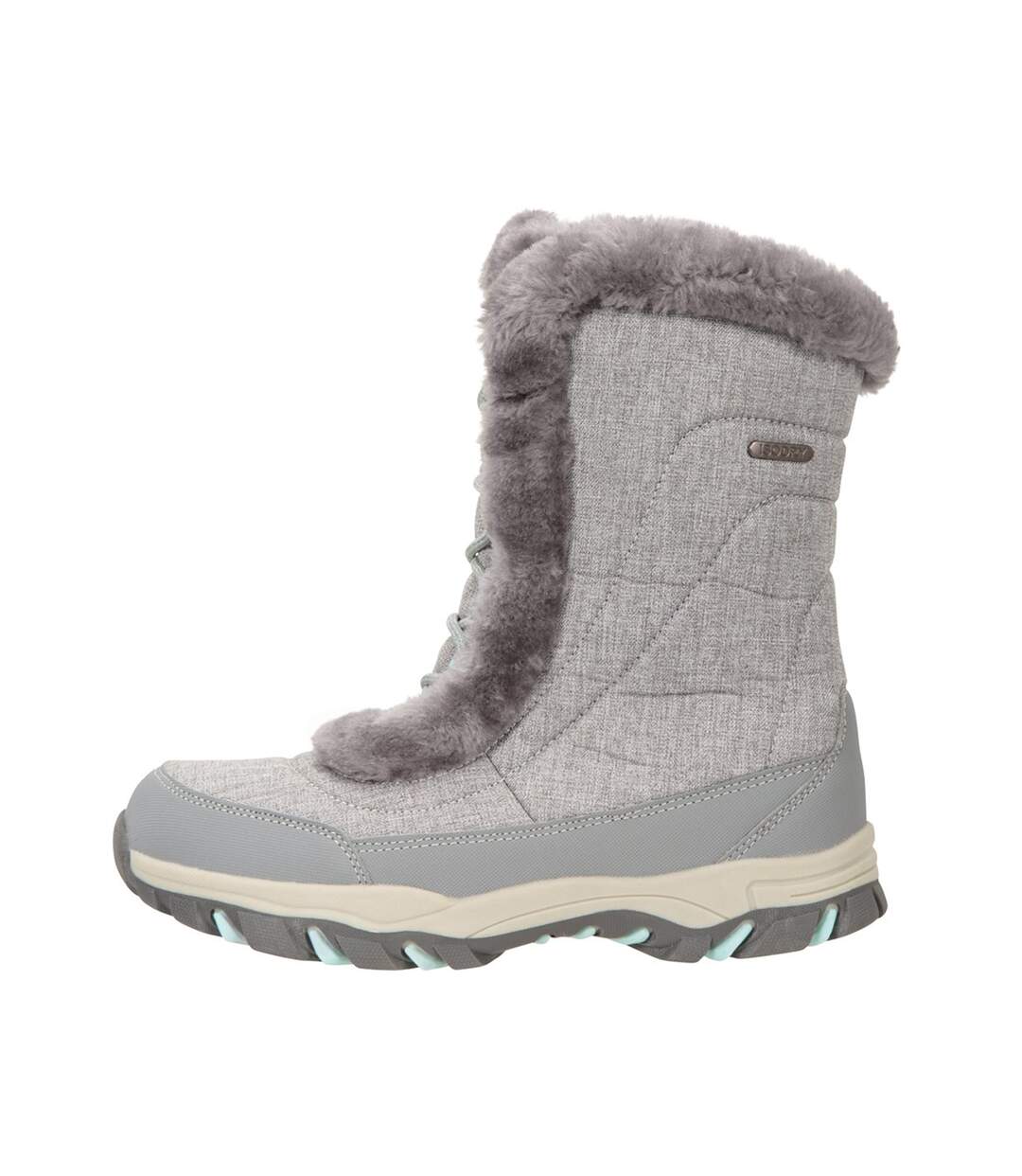 Womens/ladies ohio snow boots silver Mountain Warehouse-3