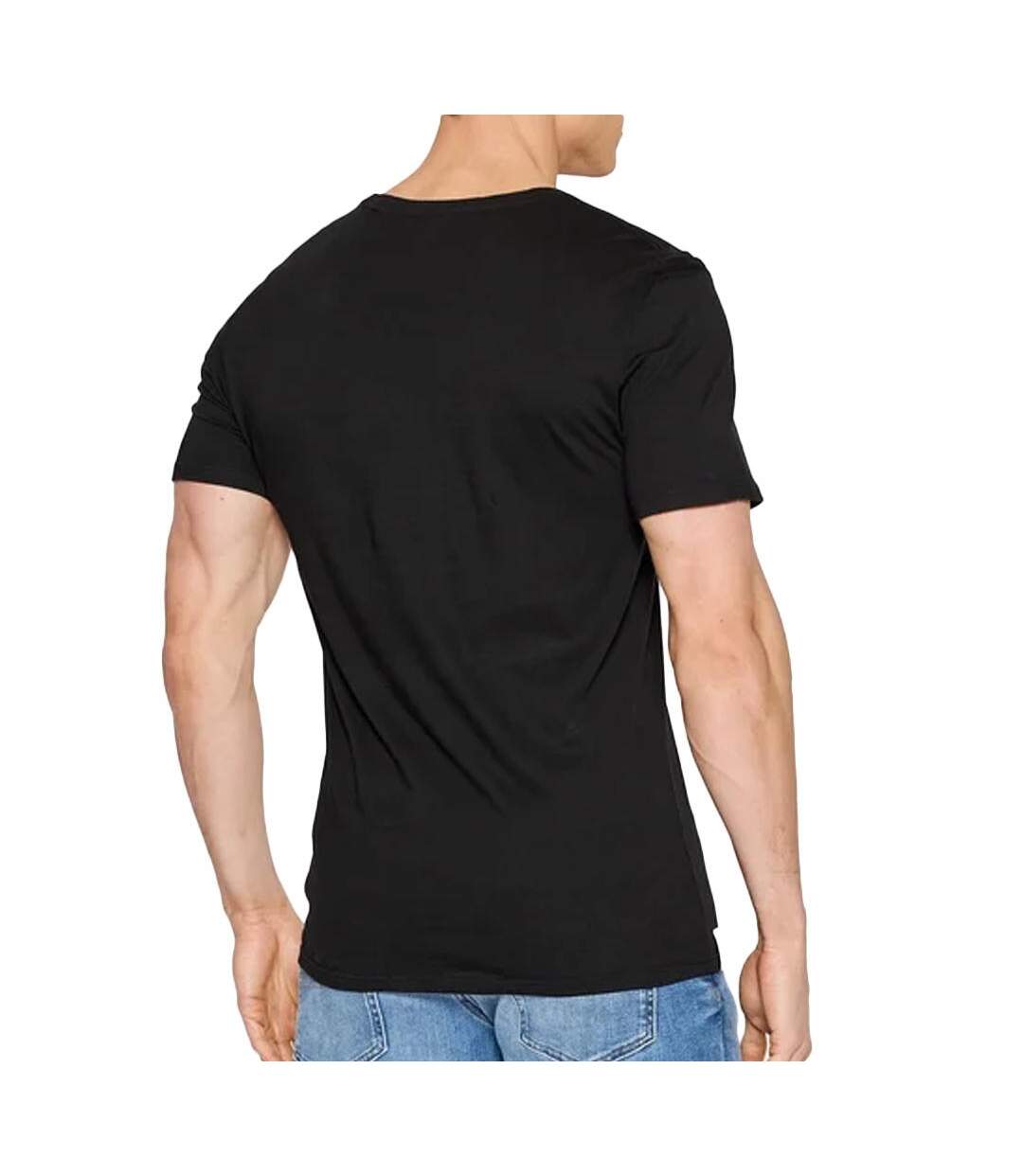 x3 t-shirt noir homme lacoste th3321-031-2