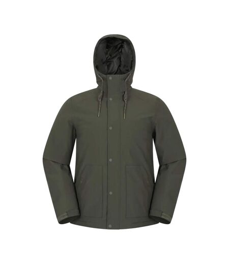 Mens Oak Waterproof Jacket Khaki Green Mountain Warehouse