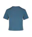 Womens/ladies Triblend Crop Top Duck Blue Heather Proact-2