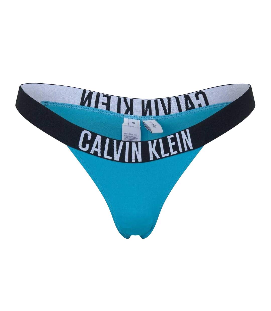 Womens/ladies Bikini Bottoms Storm Blue Calvin Klein-1