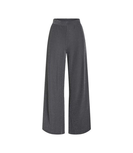 Pantalon fluide gris femme vila vieleinas
