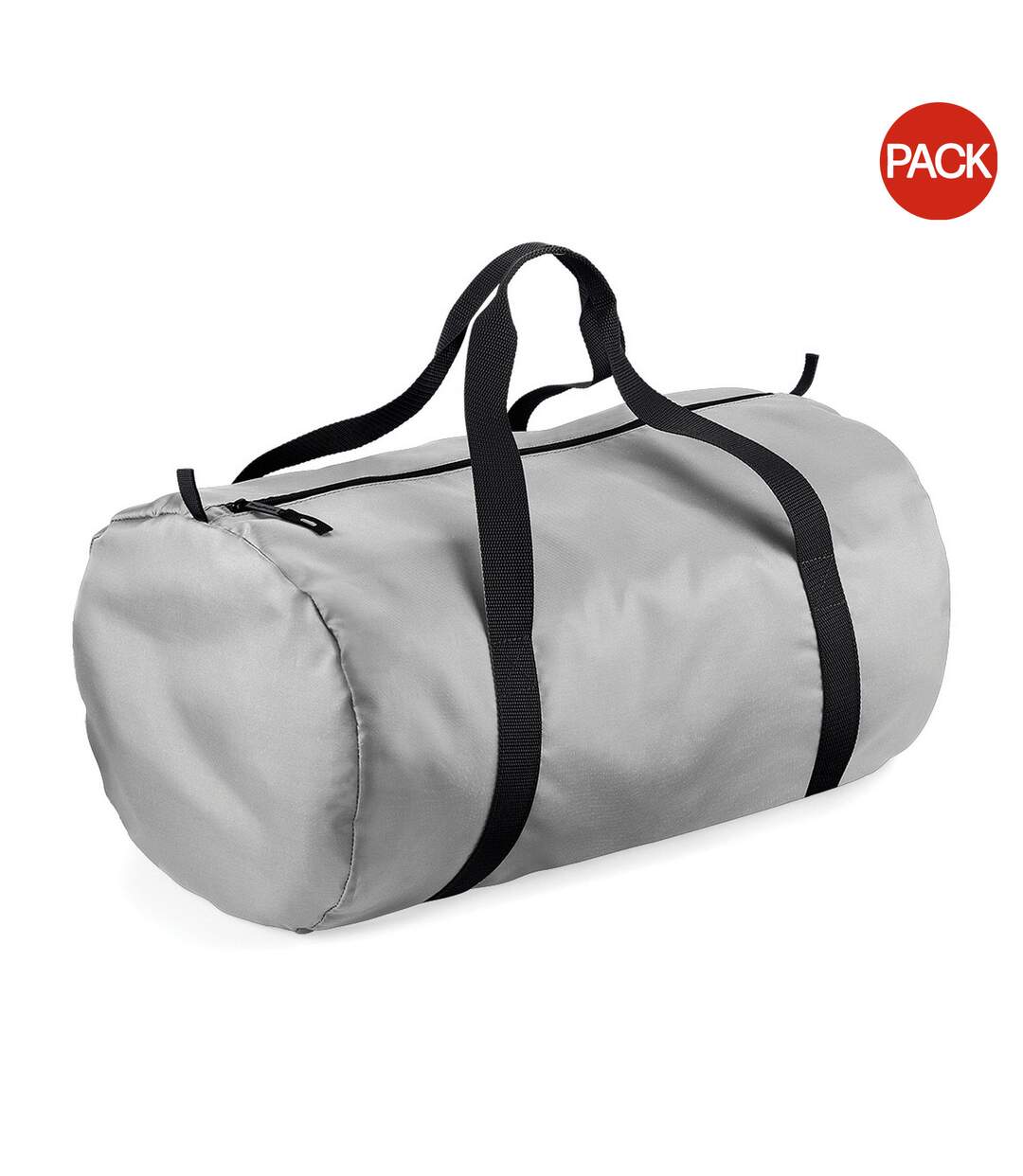 Lot de 2  Packaway sac de voyage 32 litres taille unique argent/noir BagBase-1