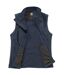 Womens/ladies Softshell Body Warmer Navy Result-1