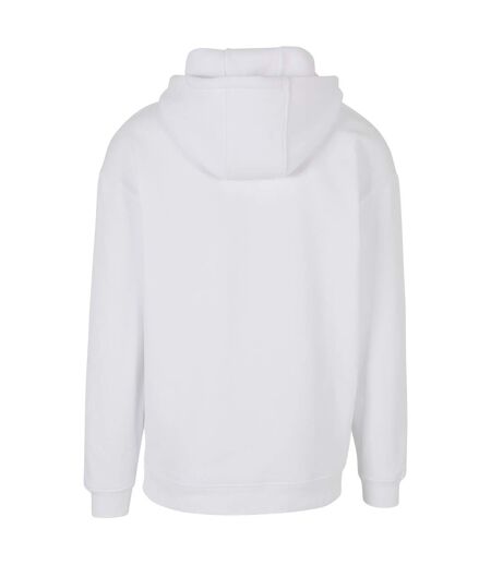 Mens Basic Oversized Hoodie Blanc Build Your Brand