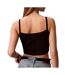 Brassière noire femme calvin klein jeans woven-2