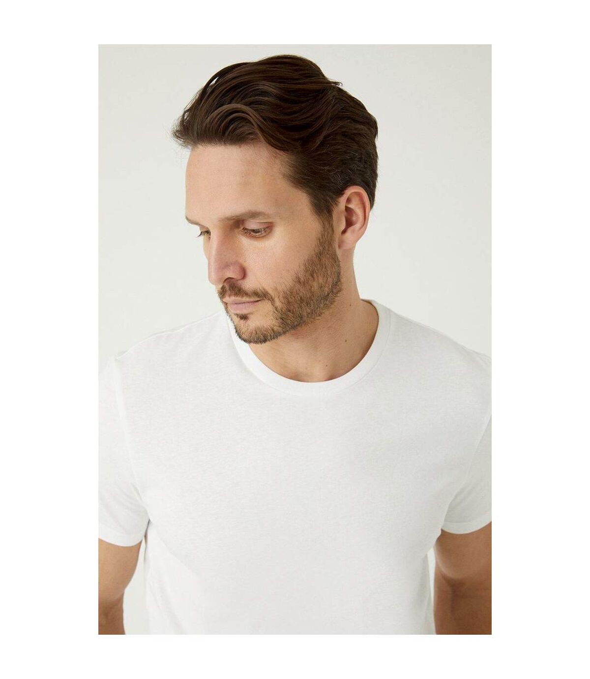 Burton Mens Crew Neck T-Shirt (Pack of 3) (White)