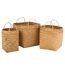 Lot de 3 Paniers Déco Rotin 50cm Naturel-1