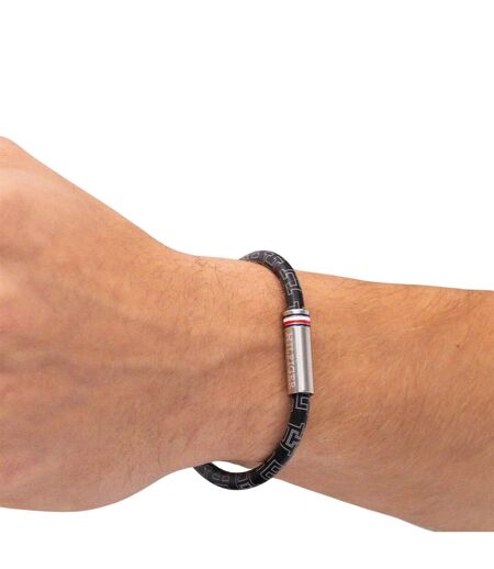 Leather Everyday Bracelet One Size Black Tommy Hilfiger