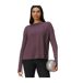 Haut Manches Longues Soft Flow Studio Femme Violet Sweaty Betty-1