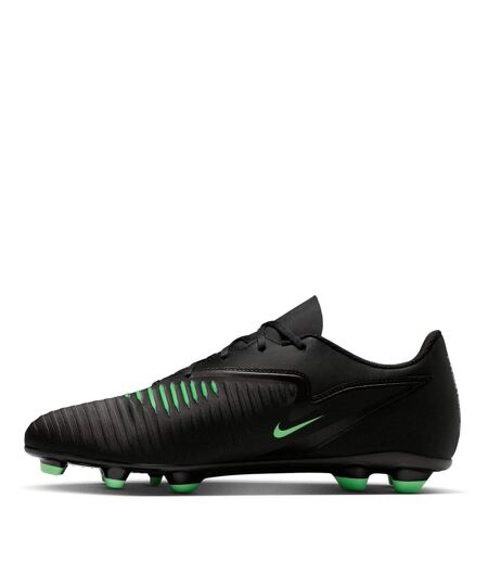 Mens Phantom 6 Low Club Firm Ground Football Boots Black Green Nike