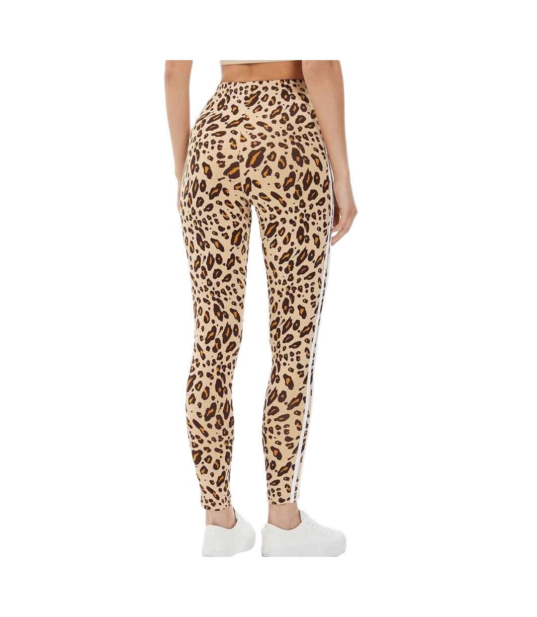 Legging beige/marron femme adidas anml-2