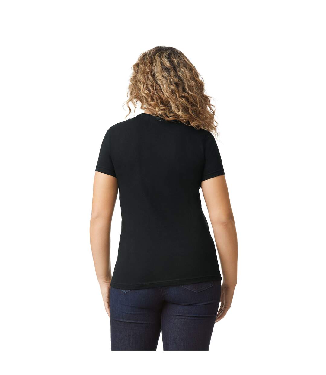 T-shirt Softstyle Femme Noir Gildan-2