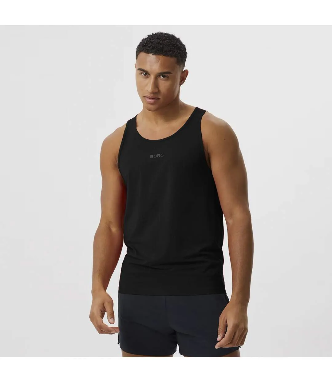 Running Breathable and Lightweight Perforated Sleeveless Tank Top for Men-3