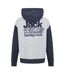 Mens Outline Colour Block Regular Hoodie Ice Marl Jack Wills-2