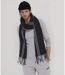 Echarpe homme classique - Couleur noir - 100% acrylique-3